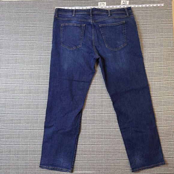 G.H. Bass & Co. Jeans Men's Dark Blue Straight 40x32 Cotton Stretch - Picture 1 of 9